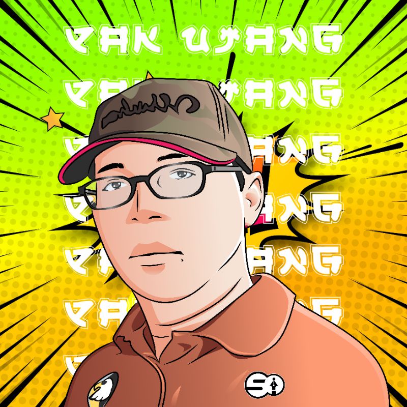 VEKTOR ANIME  MURAH/vektor karikatur/lukisan wajah/illustrasi/kado ultah/kado wisuda FREE FONT