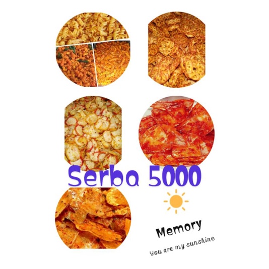 

Cemilan Pedas /Jajan Serba @5000 rupiah