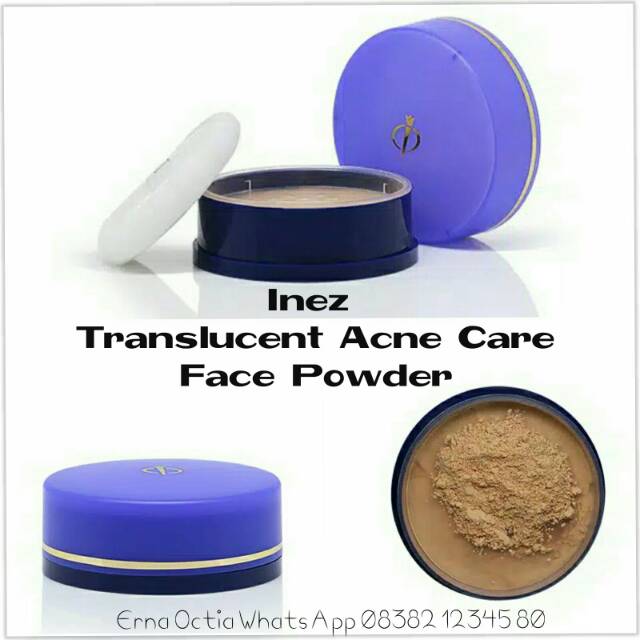Inez Translucent Acne Care Face Powder Shopee Indonesia