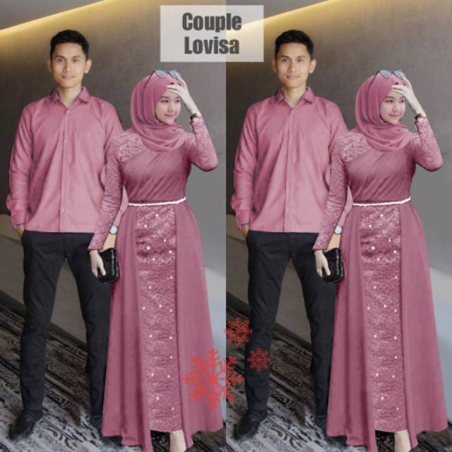 XC - Couple Lovisa Terbaru / Couple Fashion Muslim Trendy / Couple Best Seller