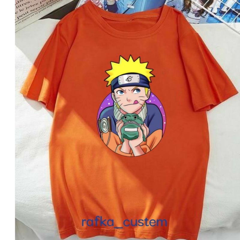kaos naruto baju kaos anak custem gambar naruto