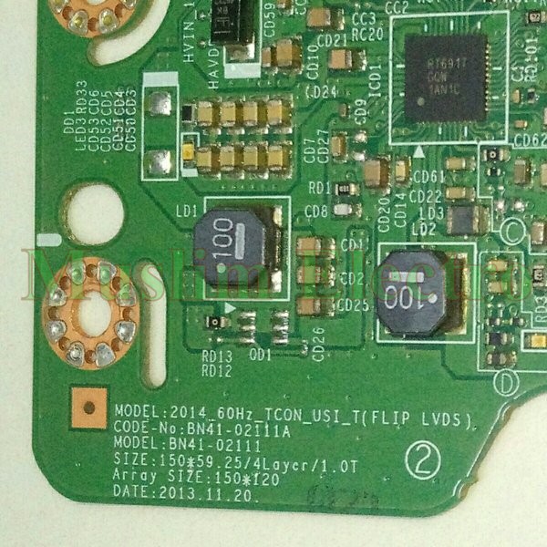 Tcon LED TV Samsung UA 32H5100