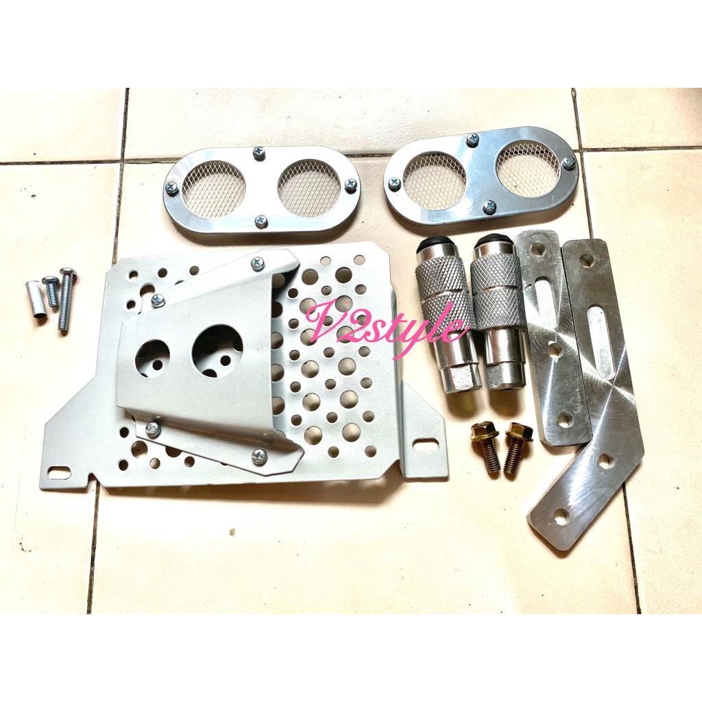 PAKET 3IN1 YAMAHA ALL NMAX NEW 2020 2021 2022 FULL SET BODY NMAX CHROME COVER RADIATOR UNDERBONE DIFFUSER ACCECORIES NMAX BARU MURAH CHROME TUTUP RADIATOR NMAX BARU AIRSCOPE VELOSCOP UNDERBONE STEP NMAX NEW PIJAKAN KAKI BELAKANG BAWAH DIFFUSER VENTILATOR