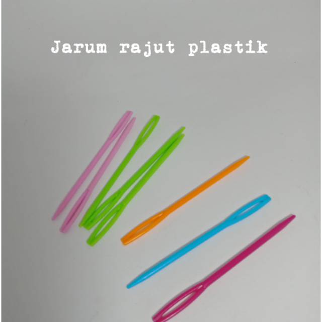 Jarum rajut plastik