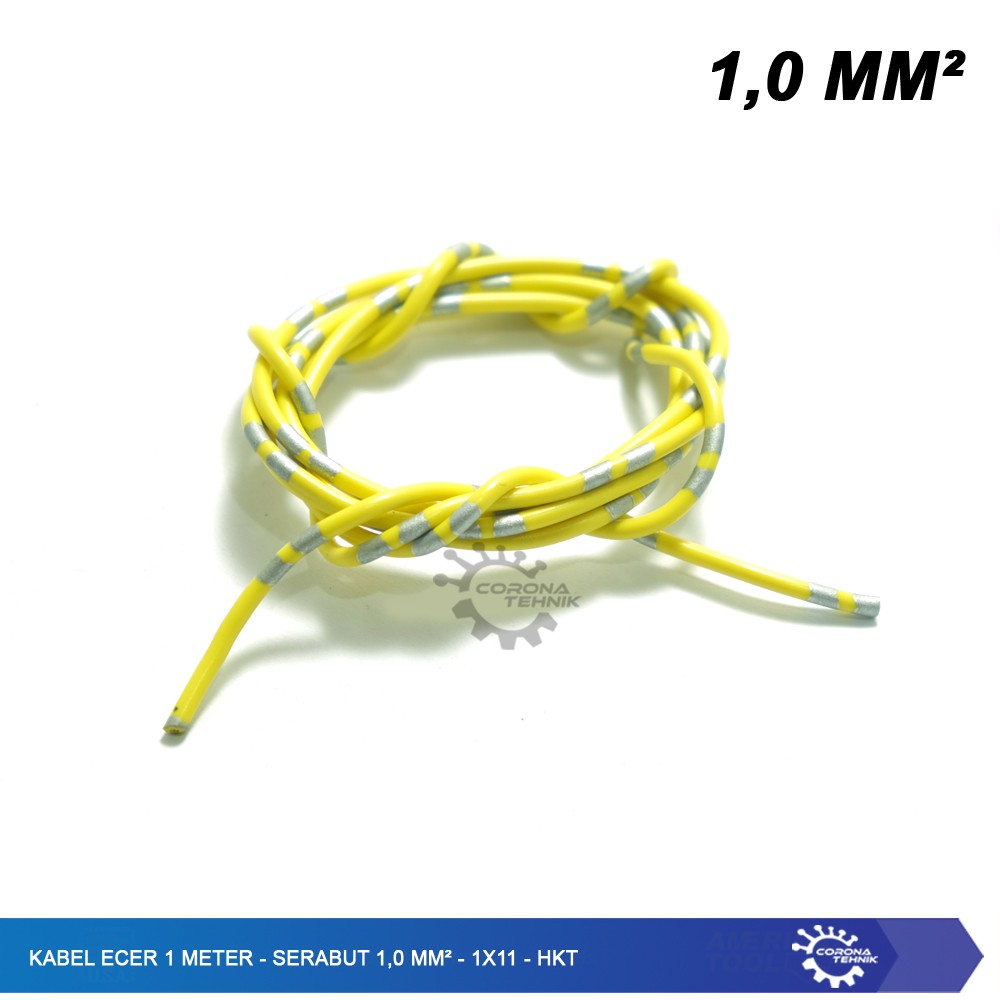 Kabel Ecer 1 Meter - Serabut 1,0 mm² - 1x11 - HKT