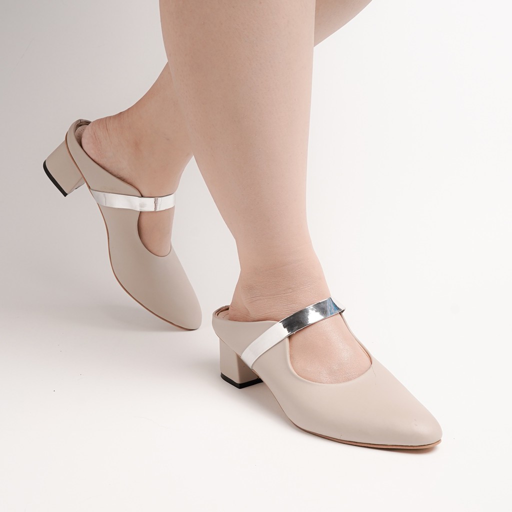 ( COD) Big Heels ZAVATU REALPICT Sepatu Hak Tahu Kotak Wanita Women Shoes / Sepatu Heels Wanita Hak 