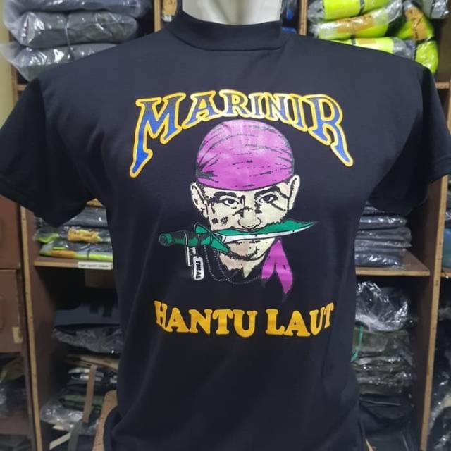 Kaos Target Marinir Hantu laut biru dongker |Kaos Marinir |Kaos Dalam Hantu laut | Kaos pria marinir