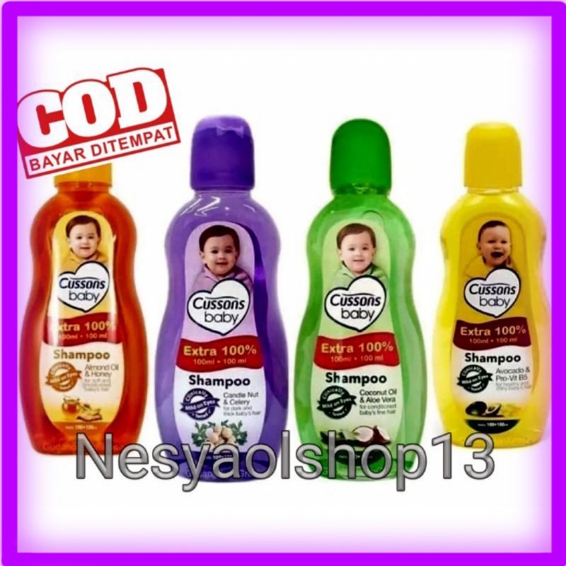 Cussons Baby Shampo/Sampo bayi/Sampo anak/Samphoo Cussons/Cussons Baby Shampoo 100ml+100ml dan 50ml+