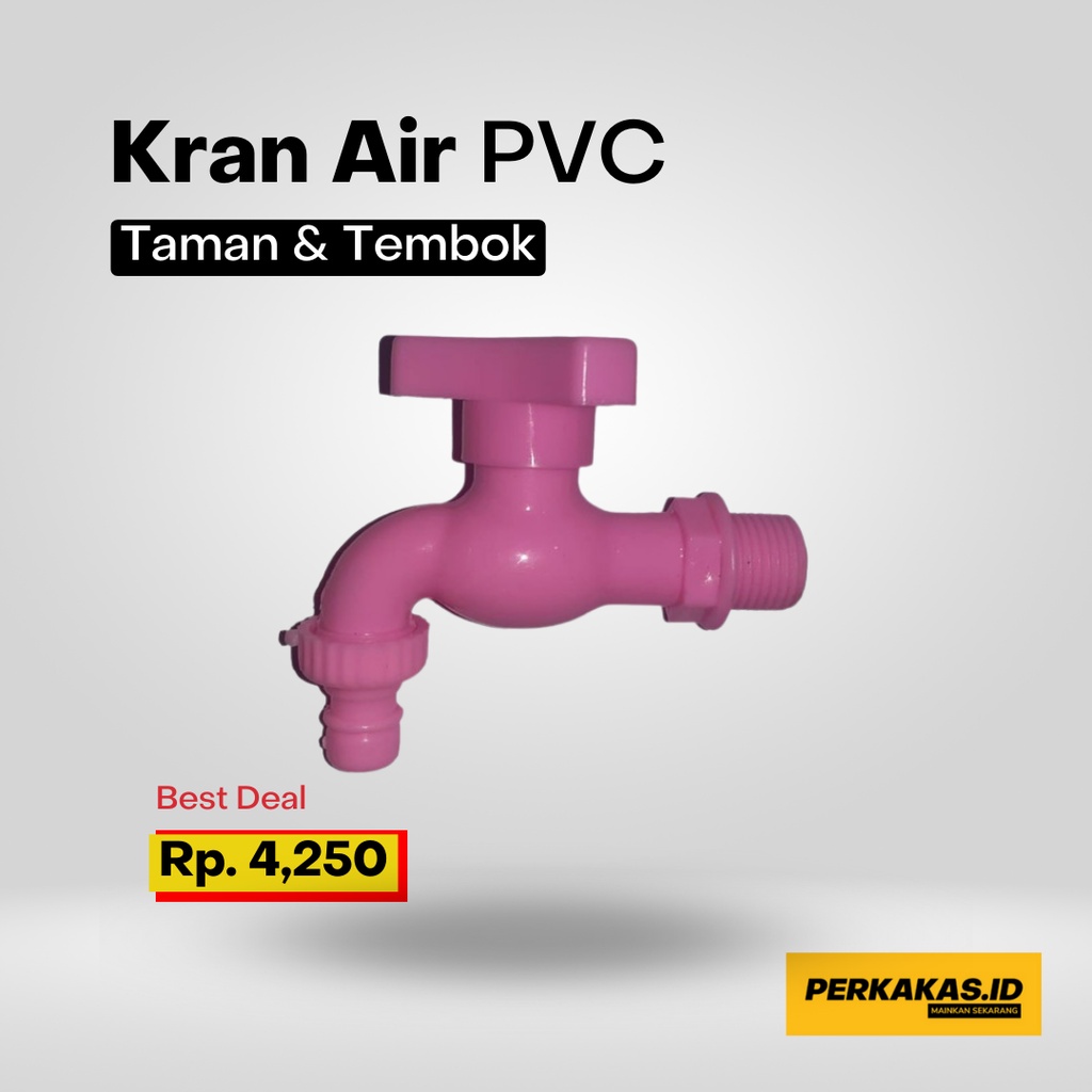 Kran Air Taman Tembok PVC 1/2 Inch OWNER