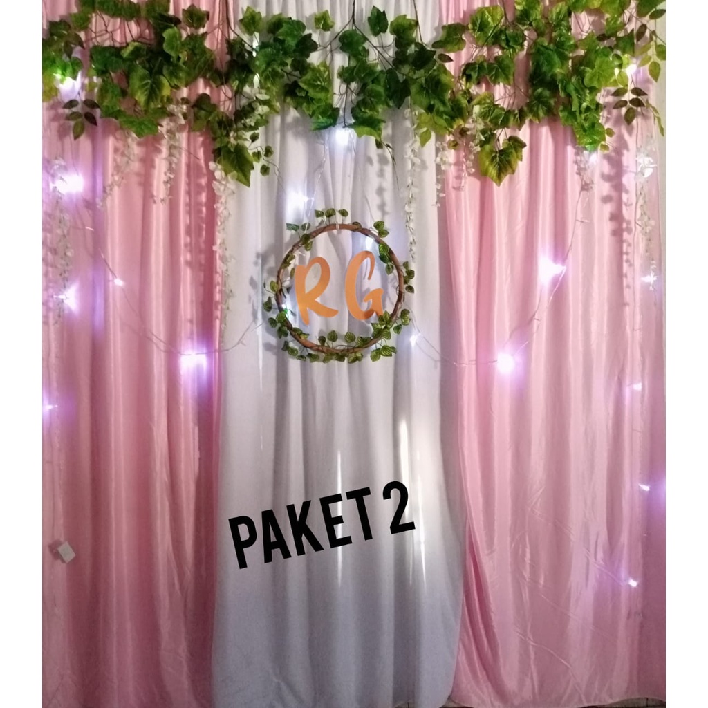 Paket Dekorasi backdrop photobooth akad /photobooth lamaran / wedding