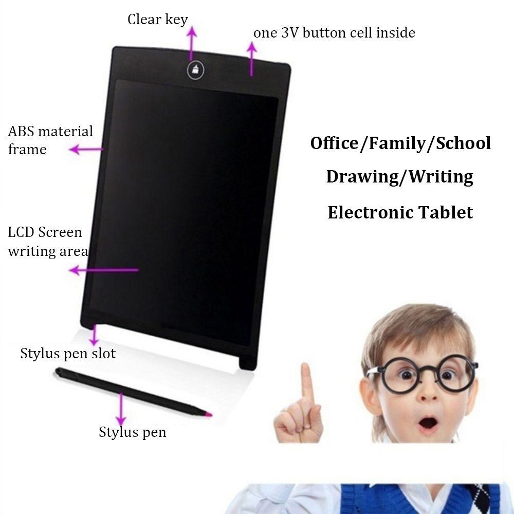 WONDER Tablet Tulisan LCD 4.4 Inch Portable Notepad Paperless Sketchpad Papan Gambar