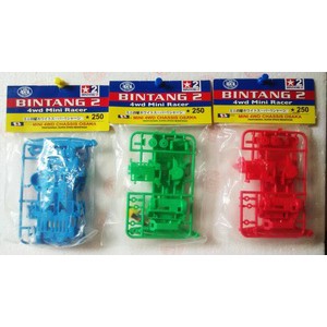 Chassis Tamiya Bintang 2, Chassis 4wd Mini Racer, Tamiya Chassis