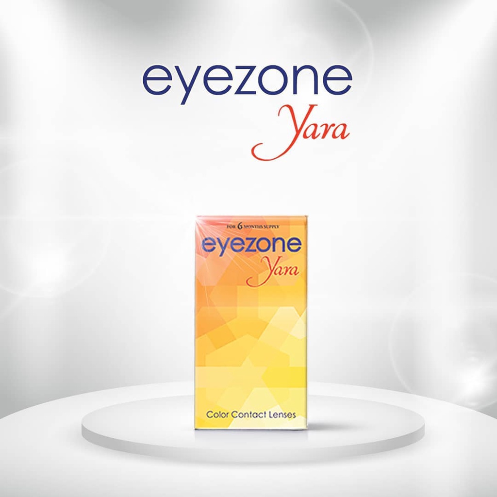 Softlens warna biru blue eyezone yara diameter 14,2 water 43%