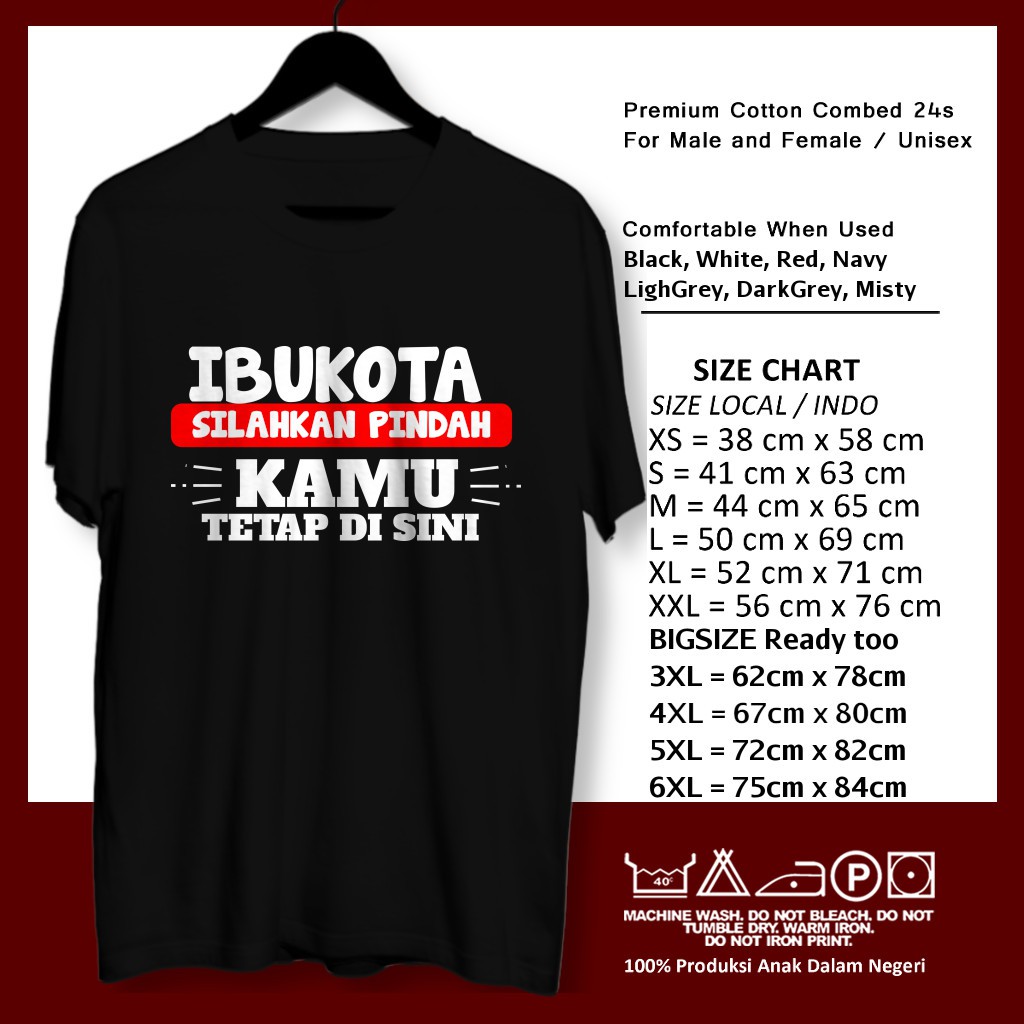 Kaos Ibukota Kata Kata Lucu Shopee Indonesia