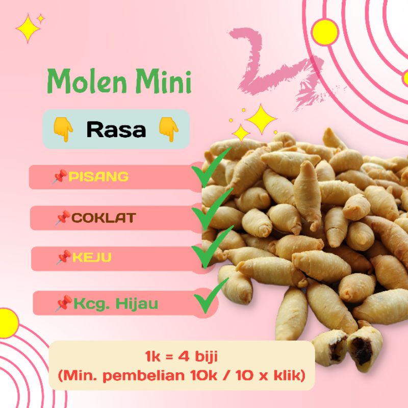 

MOLEN MINI Rasa Pisang (Baca deskripsi)