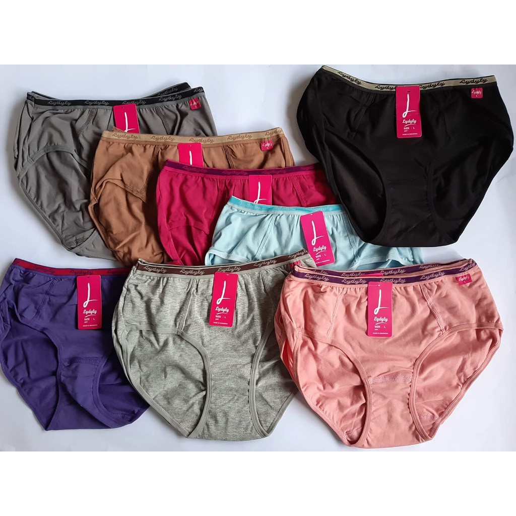 6 Pcs ( 1/2 Ls ) CELANA DALAM WANITA LYDYLY L120