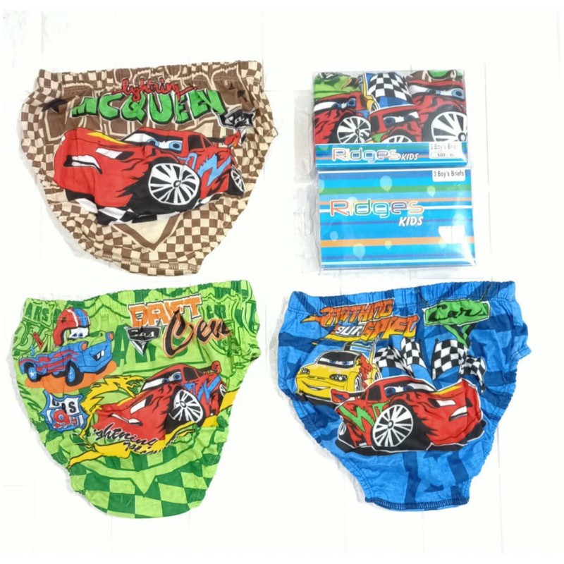 PROMO !!! 3 PCS CELANA DALAM ANAK || CELANA DALAM KARTUN || CD RIDGES ANAK