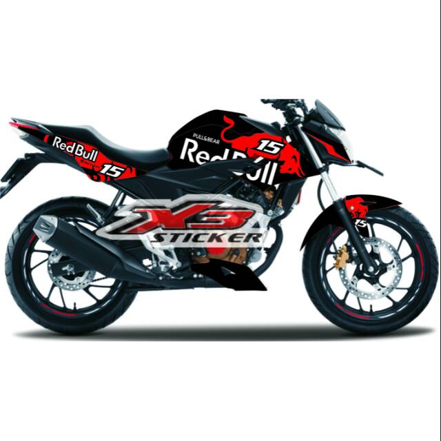 Sticker Decal CB150R RedBull Fullwrap
