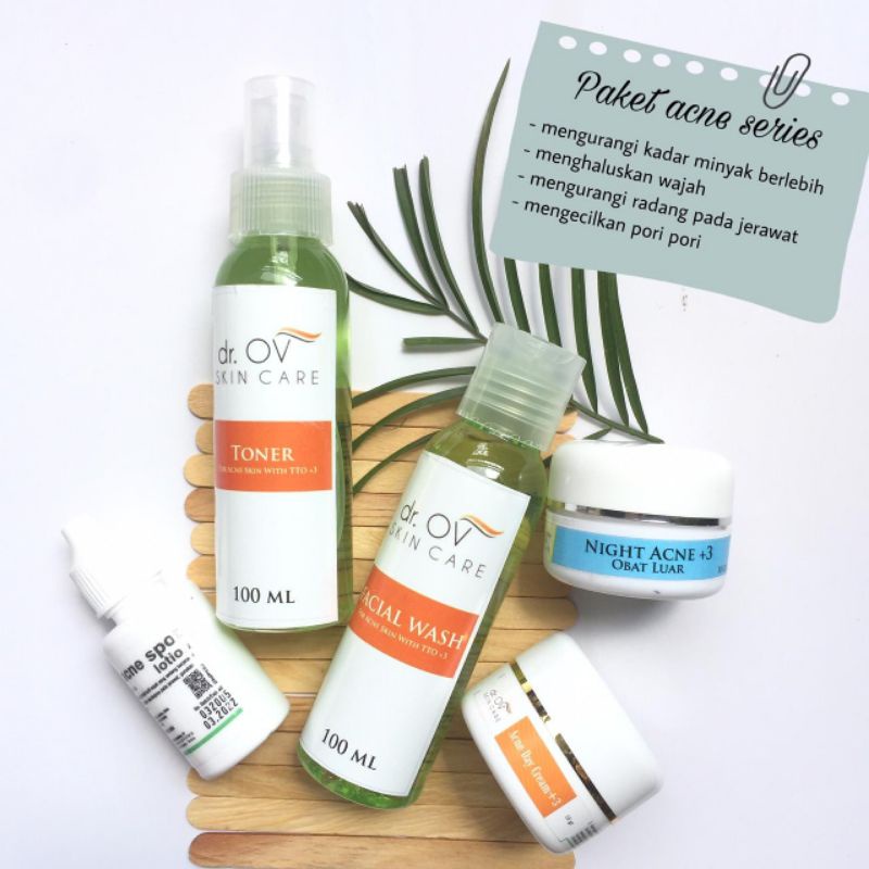 PAKET ACNE SERIES Dr.Ov SkinCare