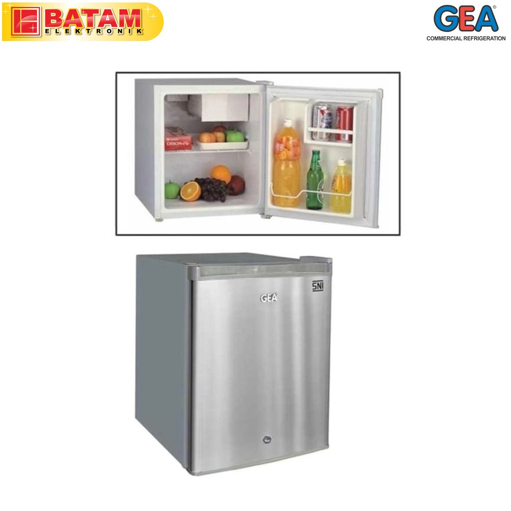 GEA Mini Bar RS-06DR Kulkas Portable [Stainless Steel] | Shopee Indonesia