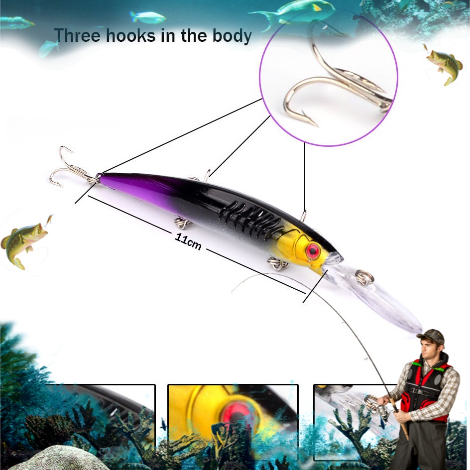 Kail Pancing Set Model Ikan set alat pancing ikan mancing fishing lure Jigging Jiging Bisa COD