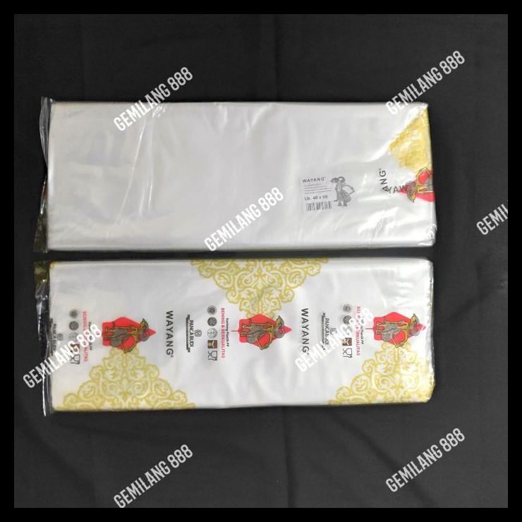 Plastik Pp Wayang 40X60, Plastik Pp Bening