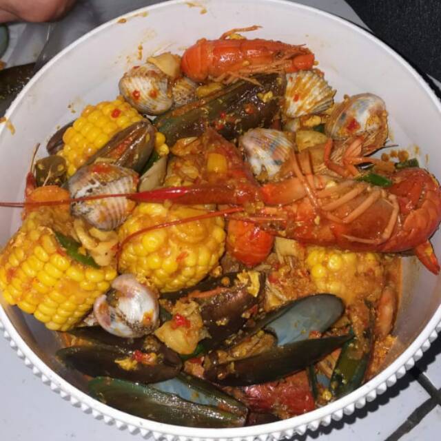

Seafood Paket Lengkap 1 Saos Padang