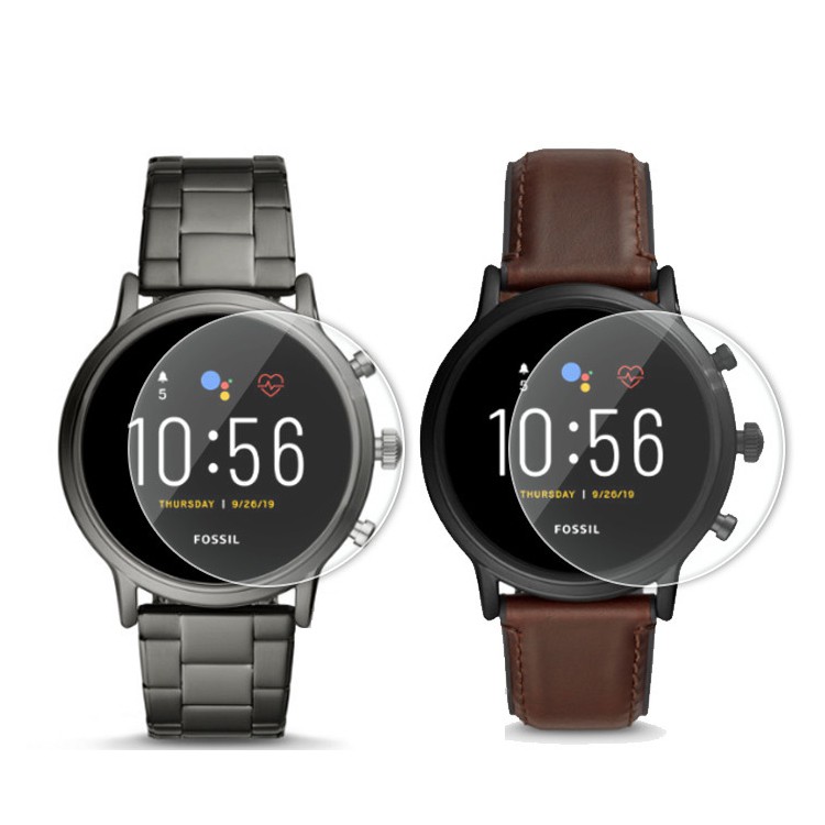 Pelindung Layar Tempered Glass Hd Untuk Smartwatch Fossil Carlyle Hr Gen 5