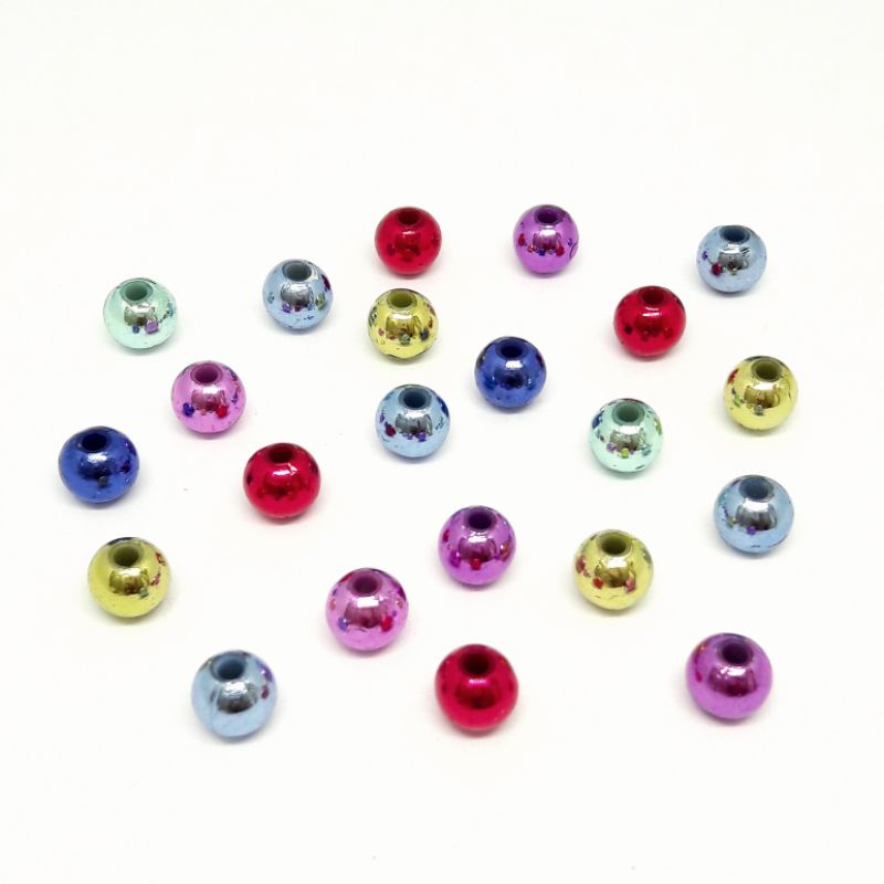 PAYET MOTE MUTIARA JEPANG WARNA METALIK UKURAN 3MM 4MM DAN 6MM UNTUK KERAJINAN TANGAN