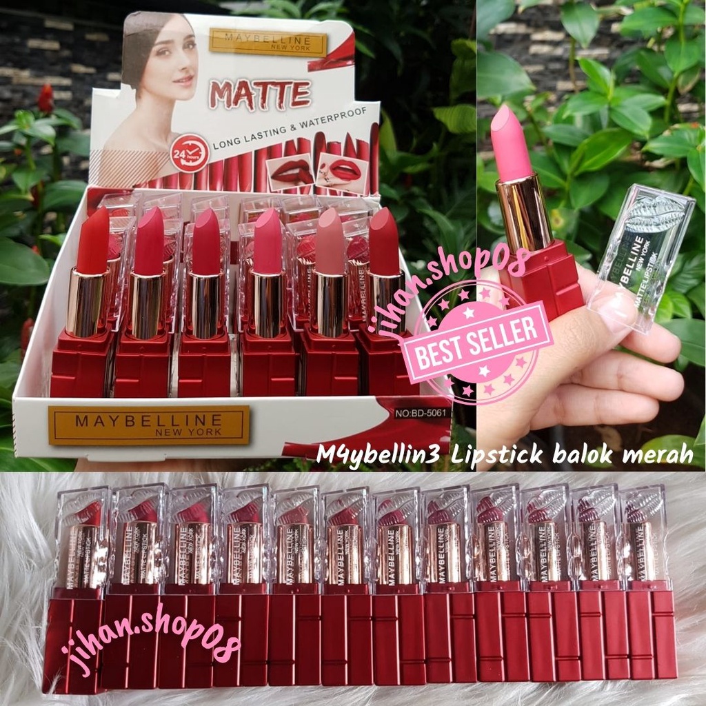 Maybelline Lipstick Matte balok merah - Matte Lip Stick Maybelline - Lipstick Maybelline Matte - Lip
