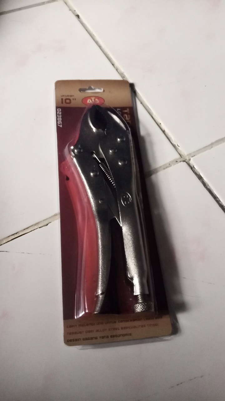 Tang Buaya 10 Inch - Lock Grip Pliers By Ats