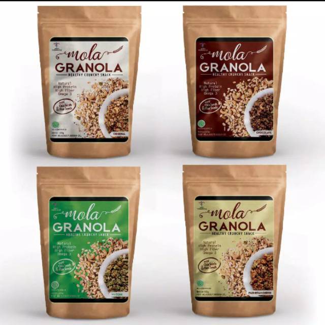 

Molagranola 1 paket berisi 4 pcs