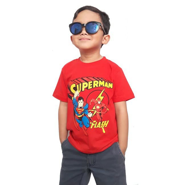 KAOS ANAK SUPERMAN / Kaos anak laki - laki murah 2-9 tahun motif karakter