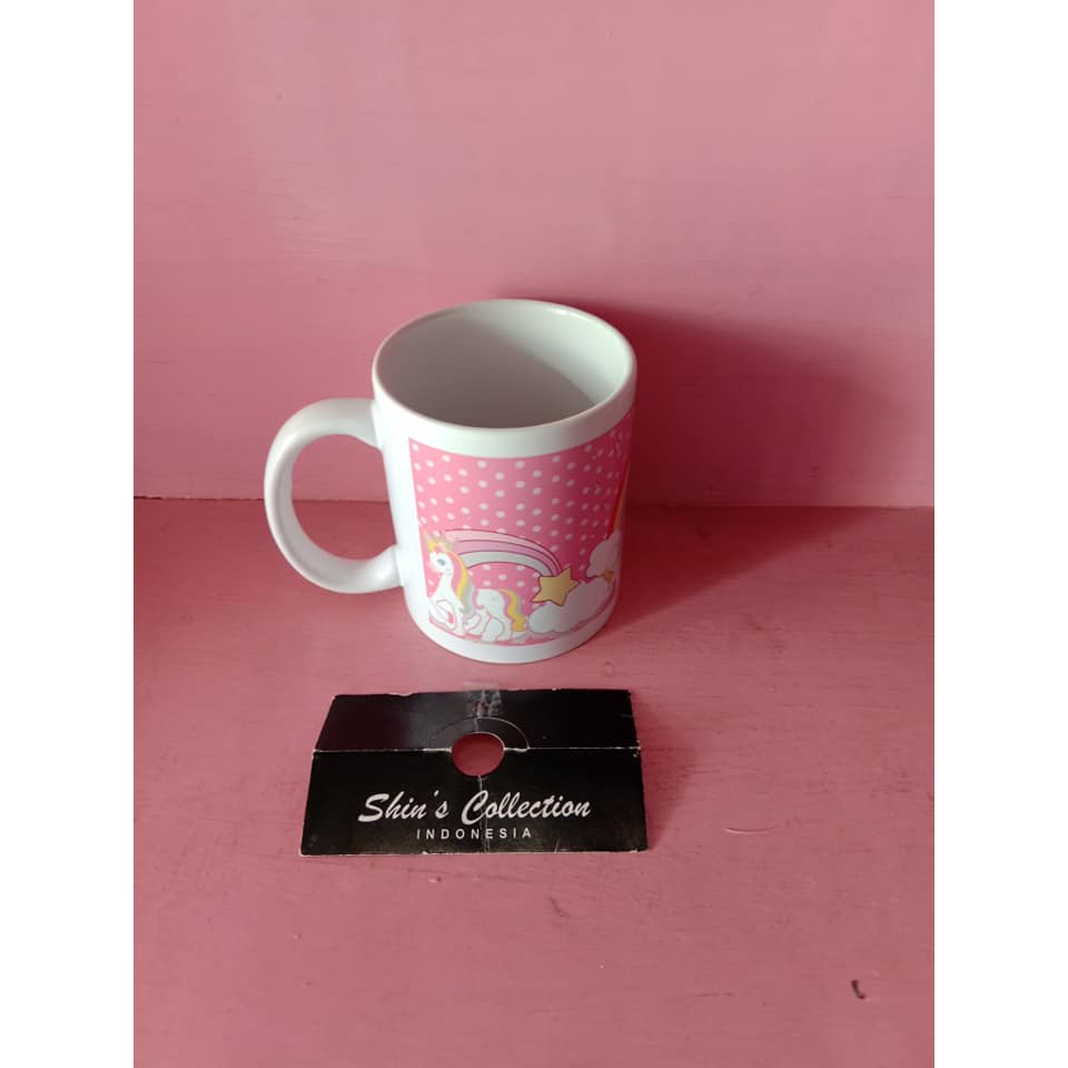 Mug cangkir keramik unicorn cute