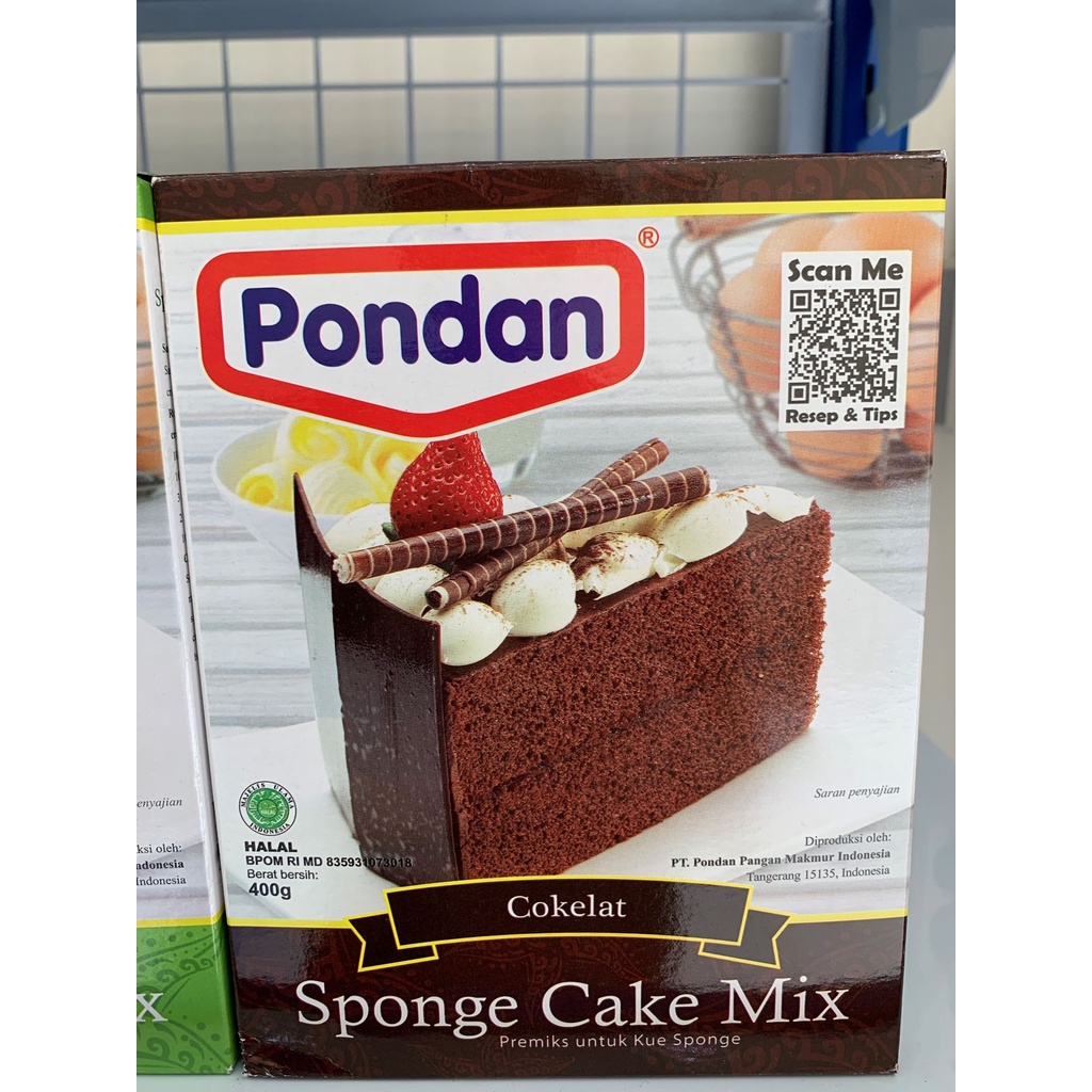 

PONDAN Sponge Cake Cokelat 400gr