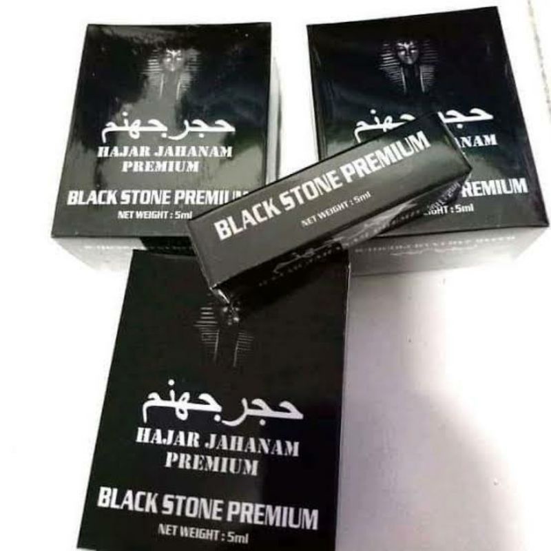 HJ Hajar Jahanam Black Stone Premium 100% Original