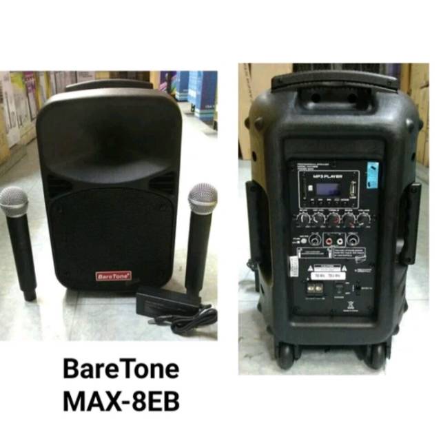 Speaker Portable Baretone Max 8EB 8"