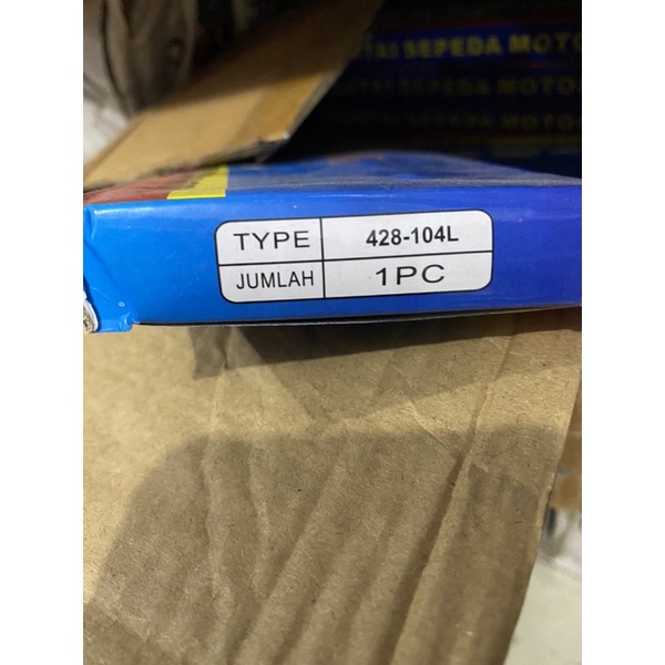 RANTAI RODA CHAIN SET 428 104L 106L 108L 110L 120L 128L OSK-5