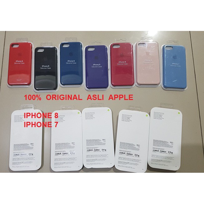 Apple Silicone Case iPhone 8 or iPhone 7 Original 100%