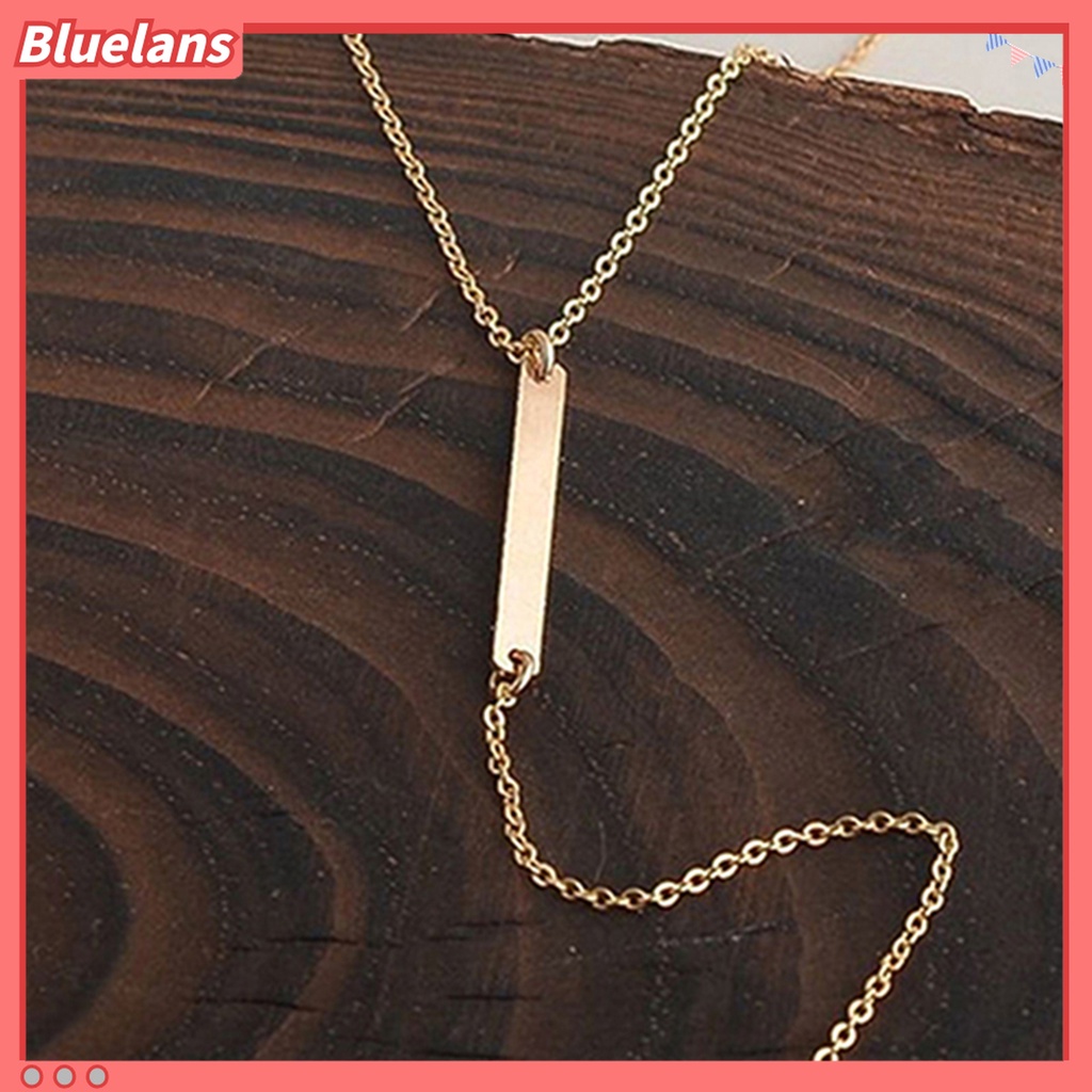 Kalung Dengan Liontin Bentuk Segitiga Geometris Bahan Alloy Anti Karat Untuk Wanita