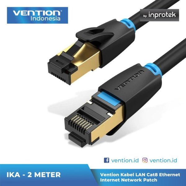 Vention Kabel LAN Cat.8 RJ45 Ethernet Internet Network Patch 2Meter