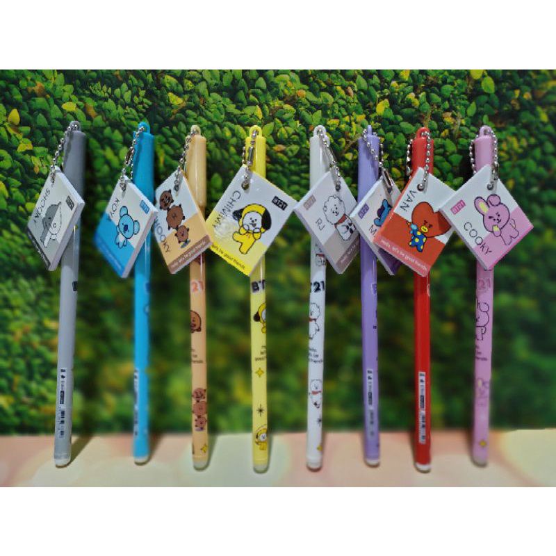 

PULPEN BTS BT21 PENA BTS PEN MOTIF BT21 AKSESORIS BUKU