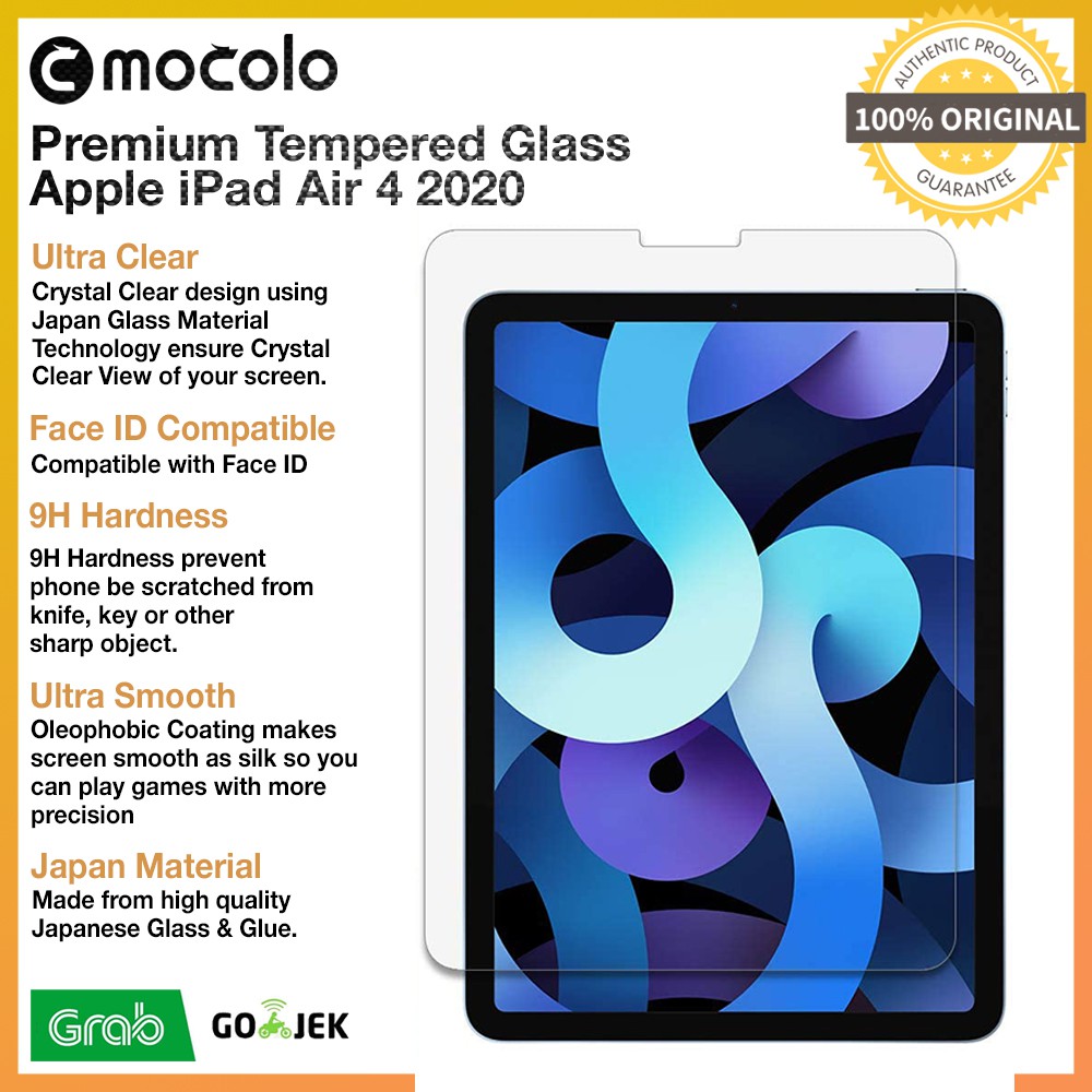 Original Mocolo Tempered Glass Apple iPad Air 4 2020