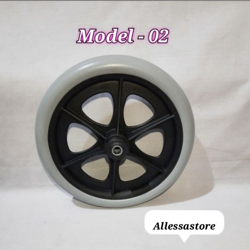 roda 8 inch kursi roda &quot;diameter full 20 cm&quot;