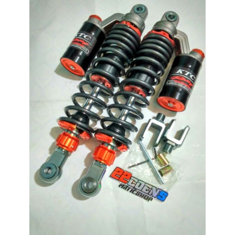 Shock Tabung Model Kitaco grey titan  320-340mm Aerox Rx king pcx nmax supra mega pro tiger wave dll