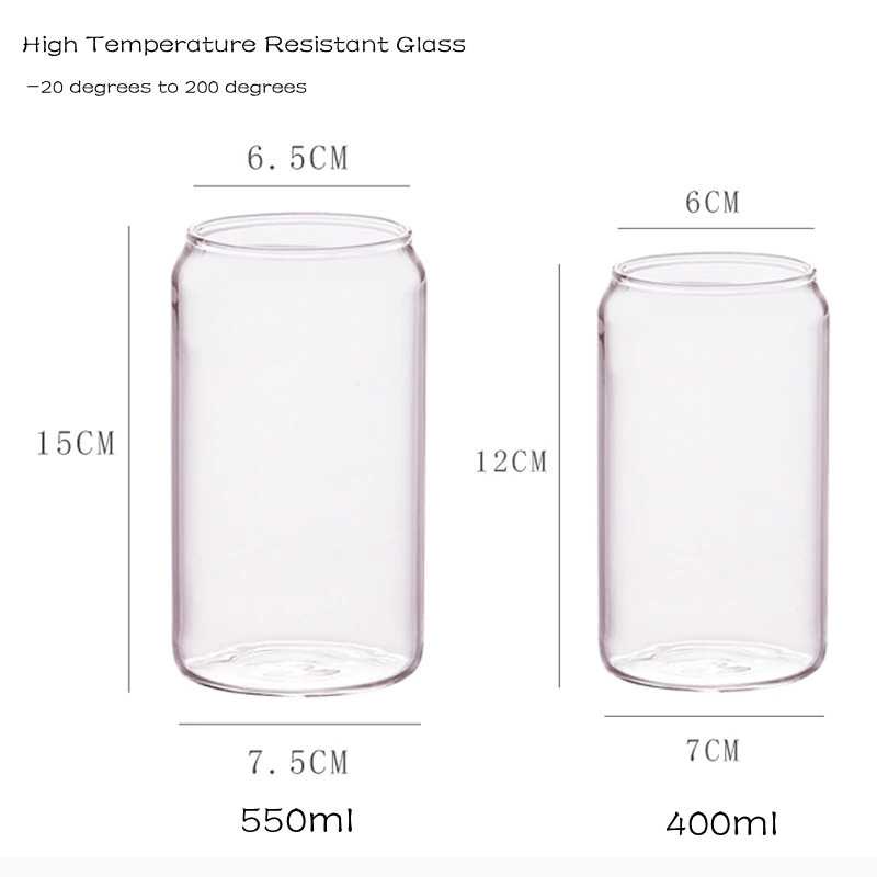 TD-DA One Two Cups Gelas Minuman Kaleng Can Shape Glass 400ml - CXX186