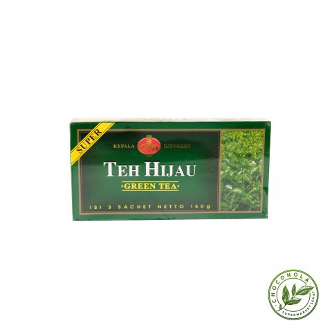 Teh Hijau Green Tea Kepala Djenggot Super 150 Gram Indonesia