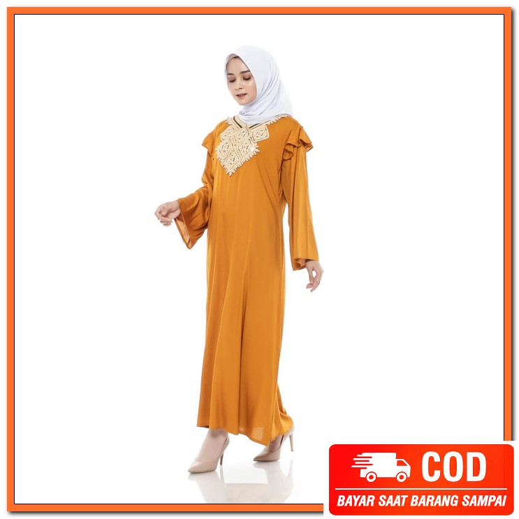 Gamis Syari Faizah Lebaran 2020 Terbaru Kekinian Cantik Prom Xl13 LZ916 Dress Muslim Original | Gam