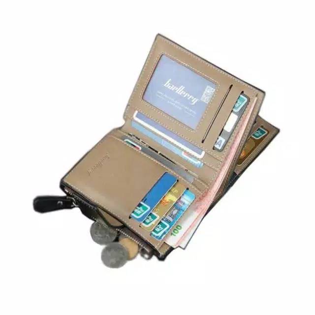 Dompet Pendek Pria Wanita Baellerry 8 Slot Kartu Kancing
