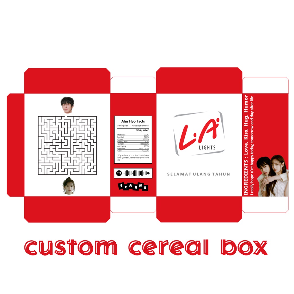 

Custom Cereal Box